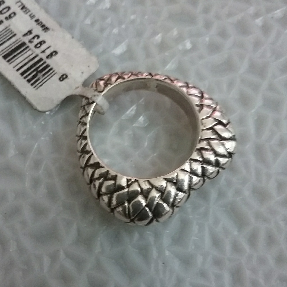 New Brighton Solid 925 Sterling Silver Ring 7 - image 3